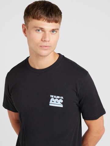 Springfield T-Shirt 'ISLAND' in Schwarz