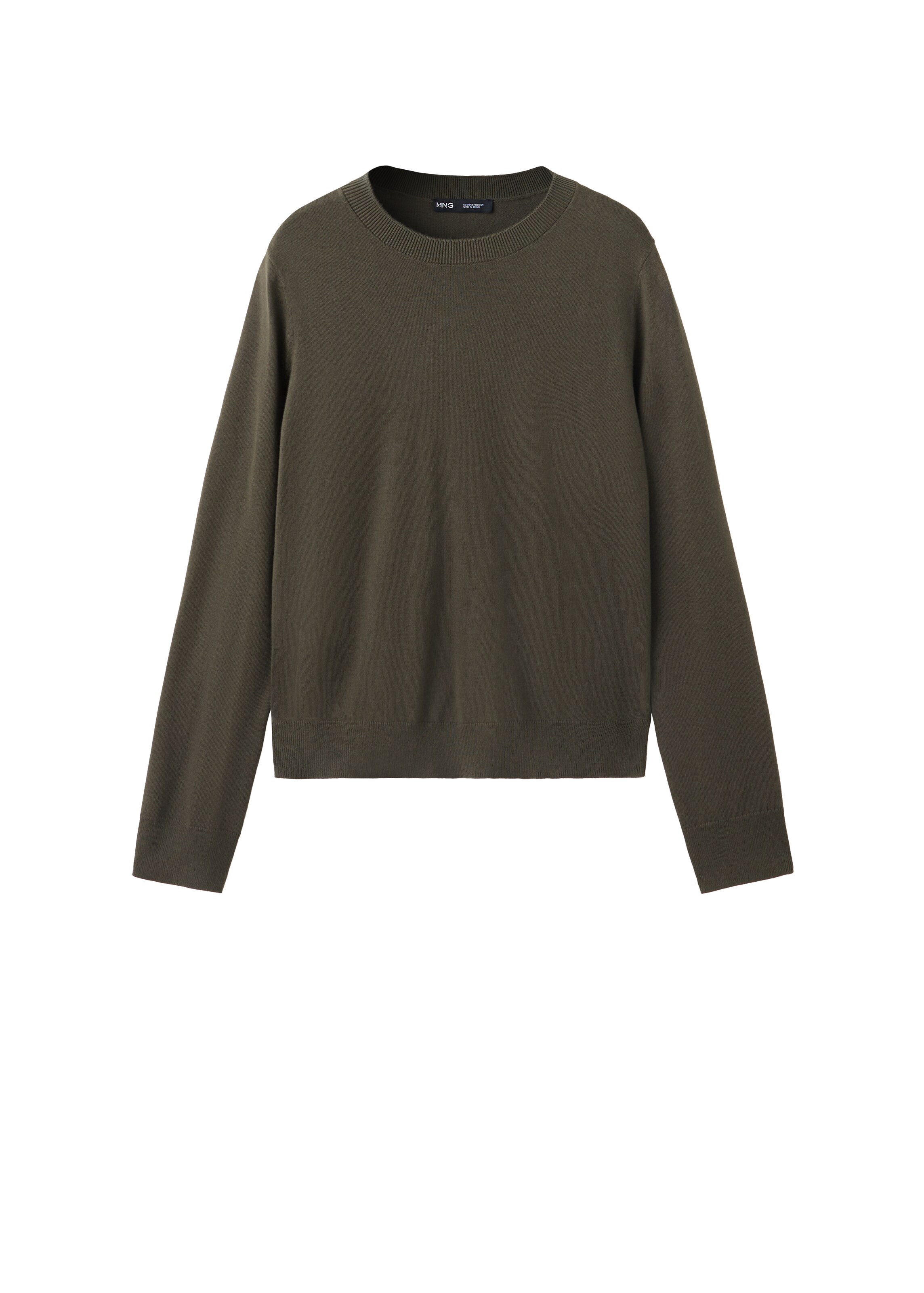MANGO Trui 'LUCCA' in XS in de kleur Olijfgroen, Productweergave