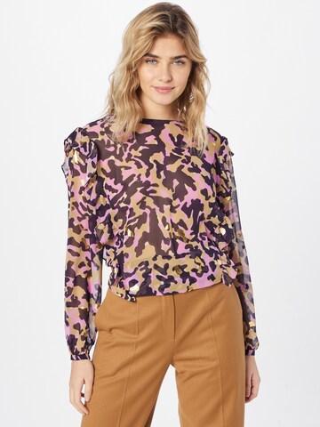 BOSS Orange Blouse 'Inza' in Mixed colors: front