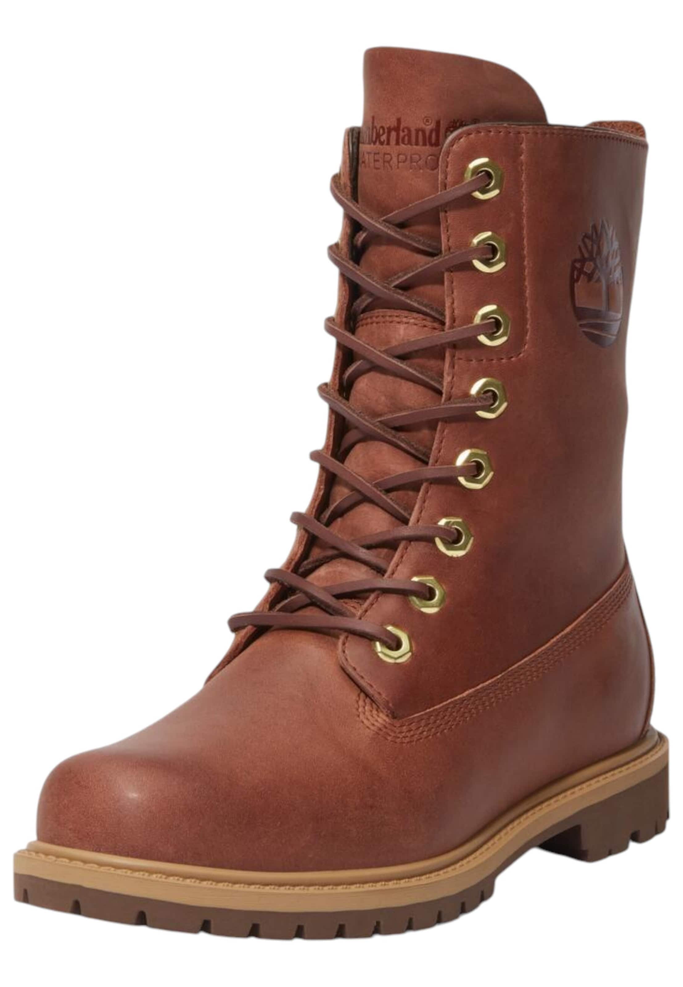 TIMBERLAND - Botim em castanho: frente