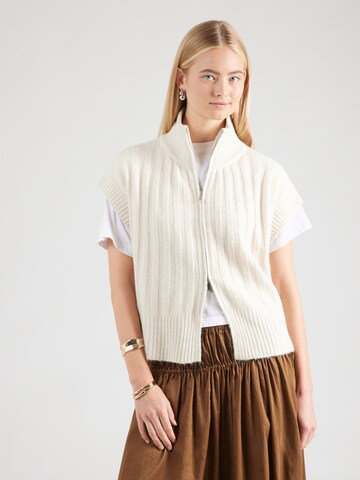 VERO MODA Strikvest 'VMBANG' i beige: forside