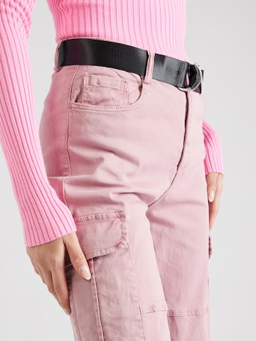 Regular Pantaloni cu buzunare de la Tally Weijl pe roz