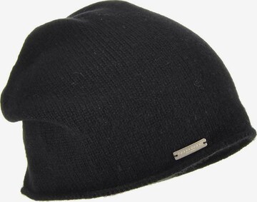 Seeberger Mütze in Schwarz: Vorderseite