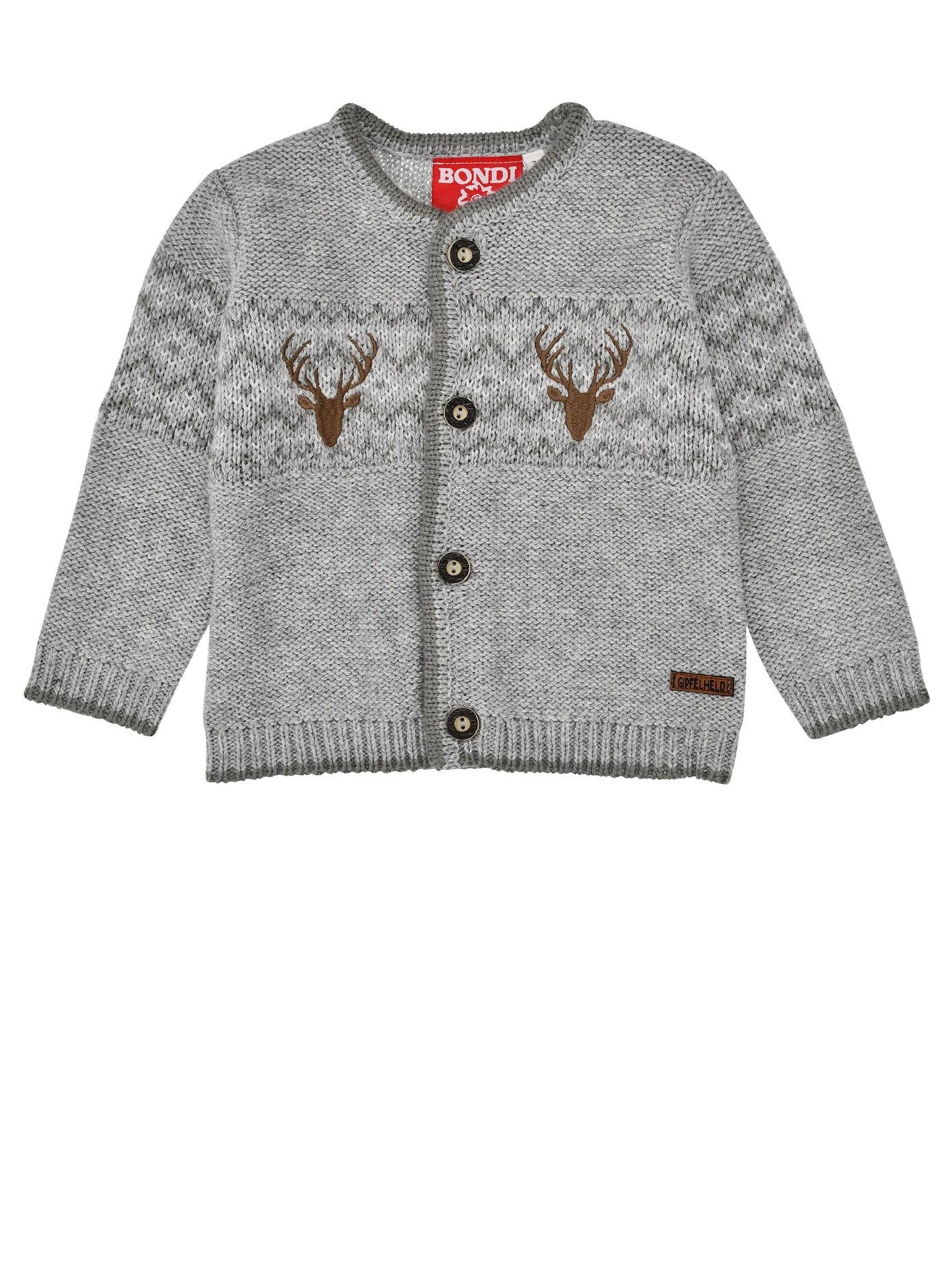 BONDI Strickjacke‌‌‌‌‌‌ in Grau: Vorderseite