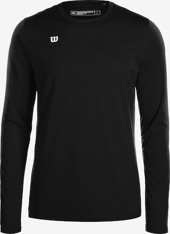 T-Shirt fonctionnel WILSON en noir : devant