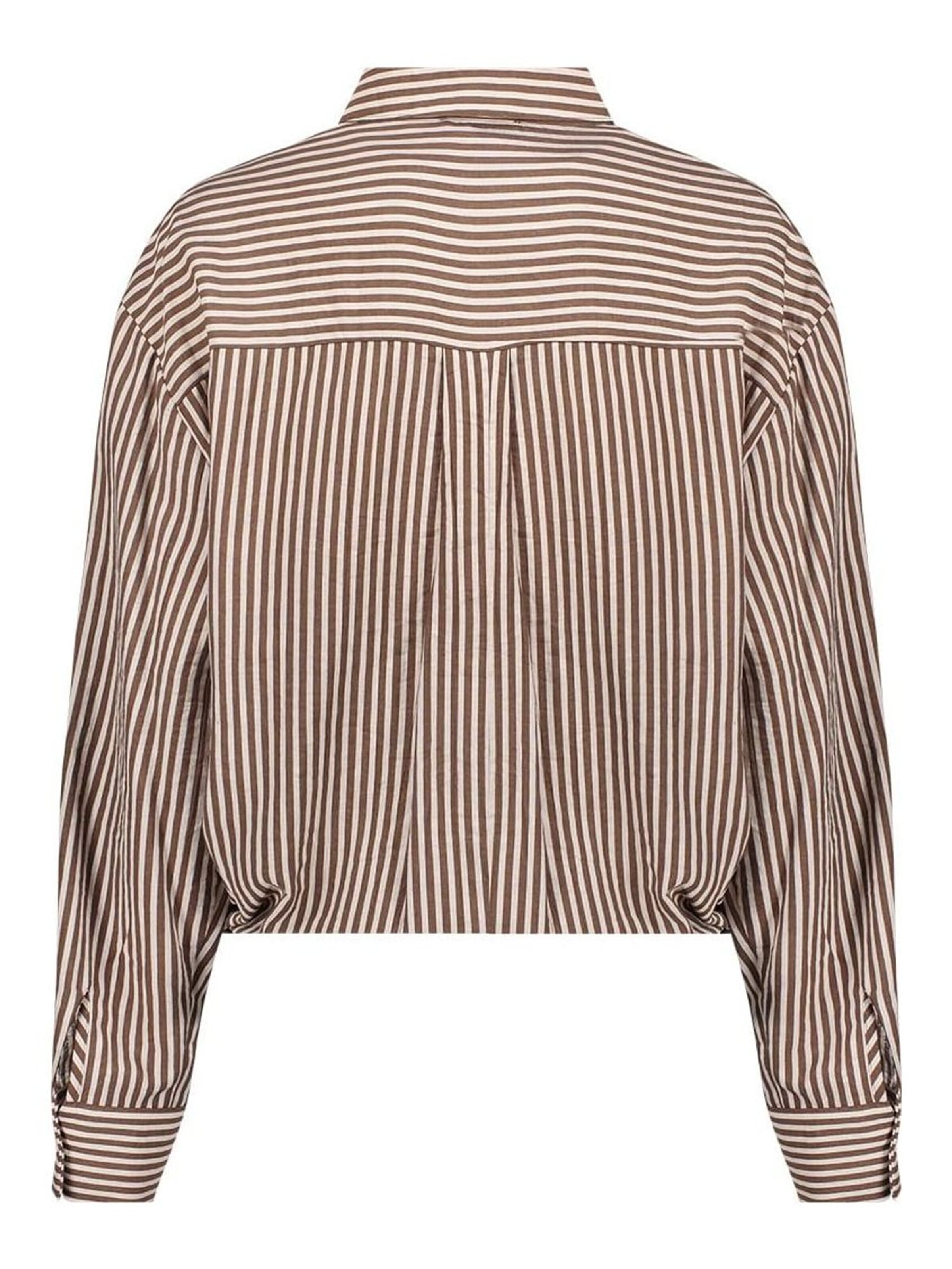 Geisha Blouse in Bruin