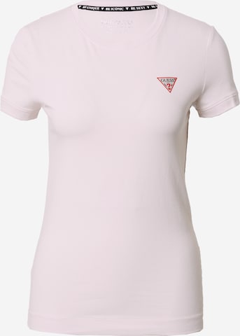 GUESS - Camisa em rosa: frente