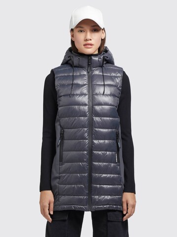 khujo Bodywarmer 'BECCA' in Grijs: voorkant