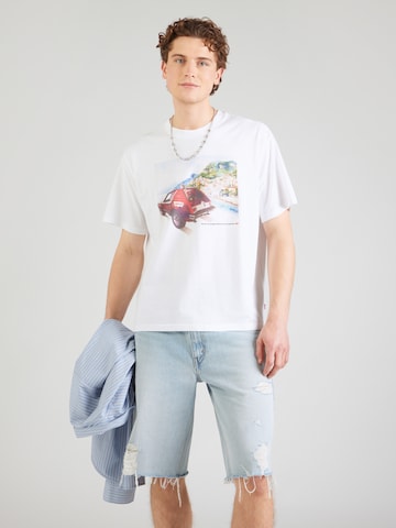 LEVI'S ® Särk 'Graphic Boxy Tee', värv valge: eest vaates