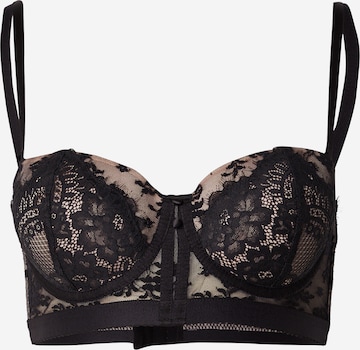 juoda Hunkemöller Plati Liemenėlė 'Lou': priekis