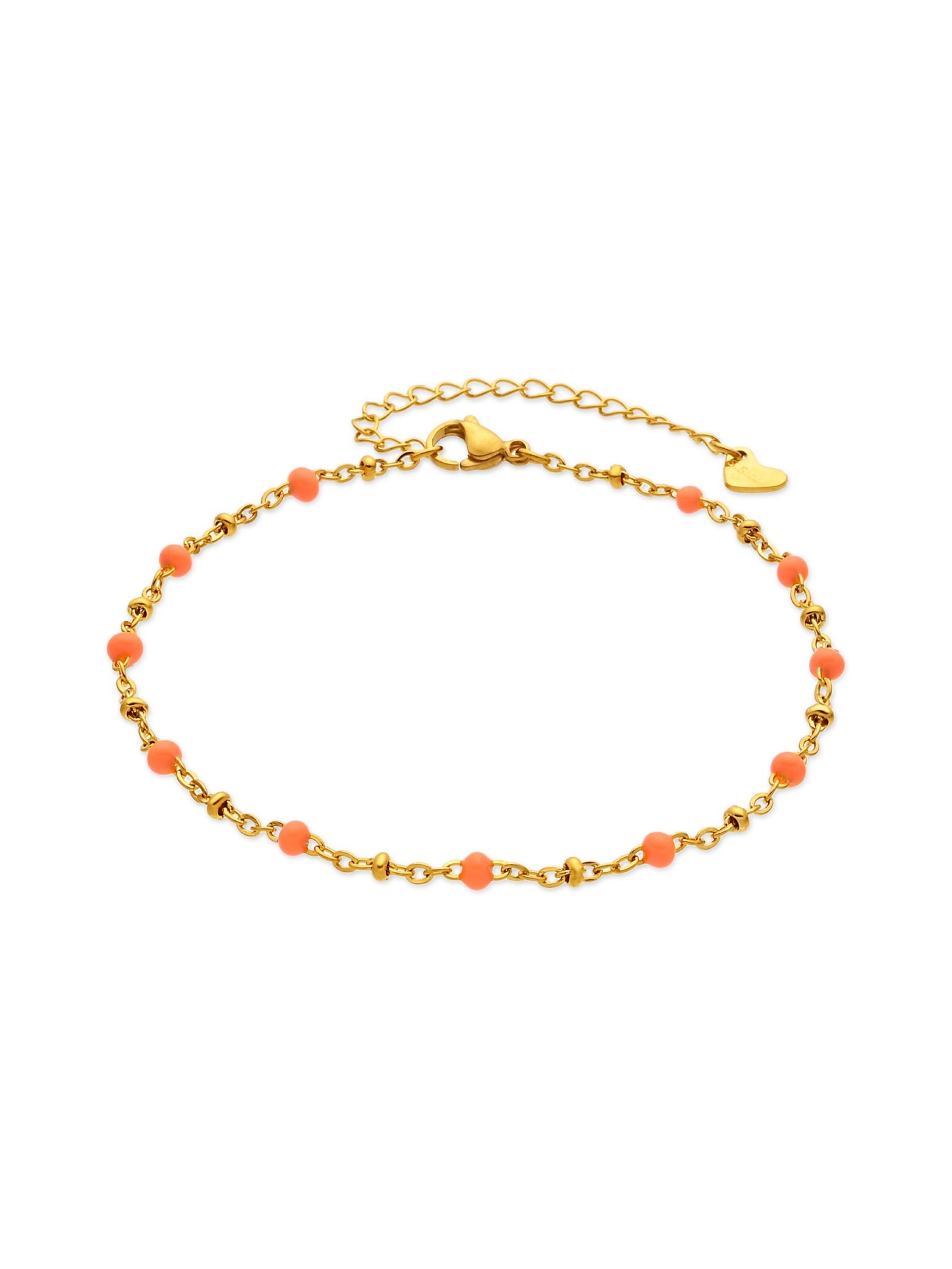 Luxenter - Pulsera 'Basor' en naranja: frente
