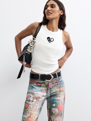Desigual - Flared Calças de ganga em azul