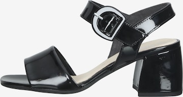 GABOR Strap Sandals in Black