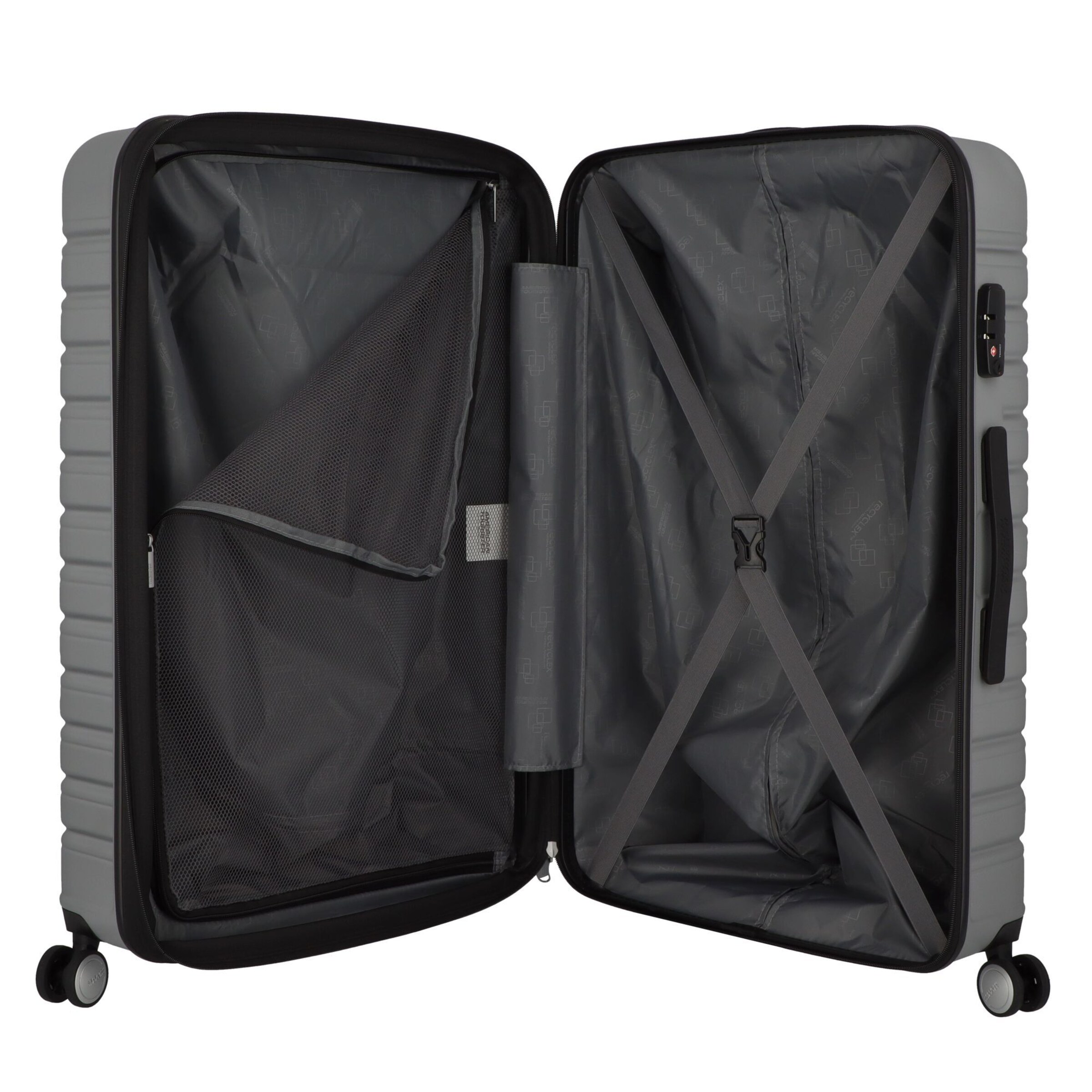 Valisette 'Flashline' American Tourister en argent