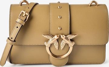 Sac à bandoulière 'Love One ' PINKO en or : devant