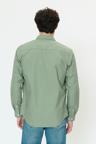 Matinique Regular fit Business shirt 'Trostol' in Green