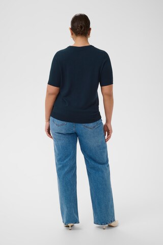 KAFFE CURVE Trui 'KCLizzy' in Blauw