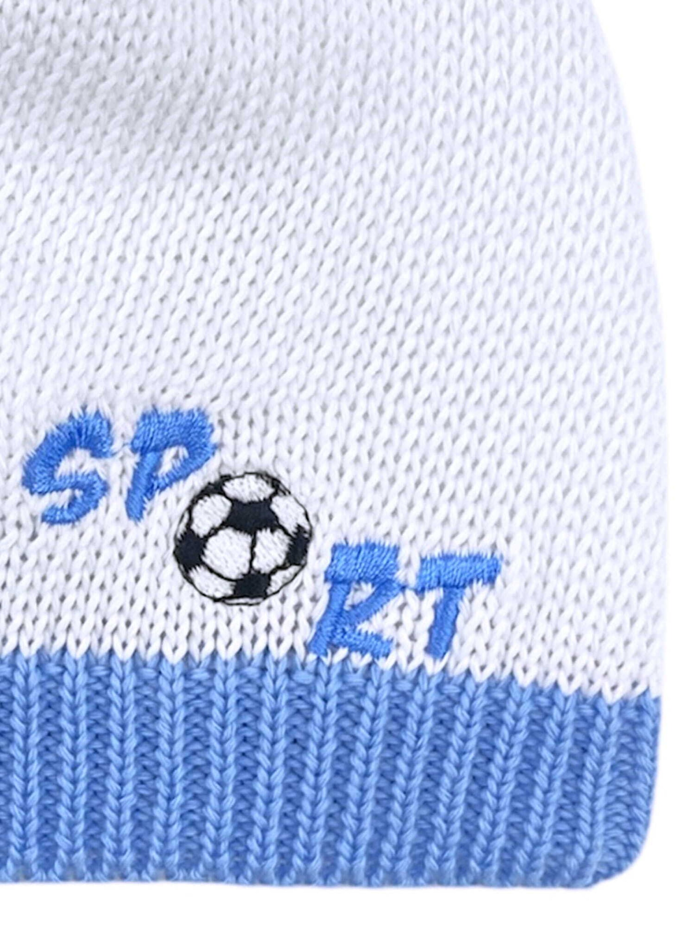 Bonnet 'Fußball' Aliap en bleu