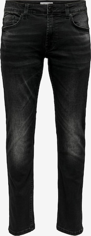 Only & Sons Regular Jeans 'WEFT' in Black: front