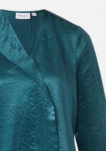 COMMA Bluse in Blau