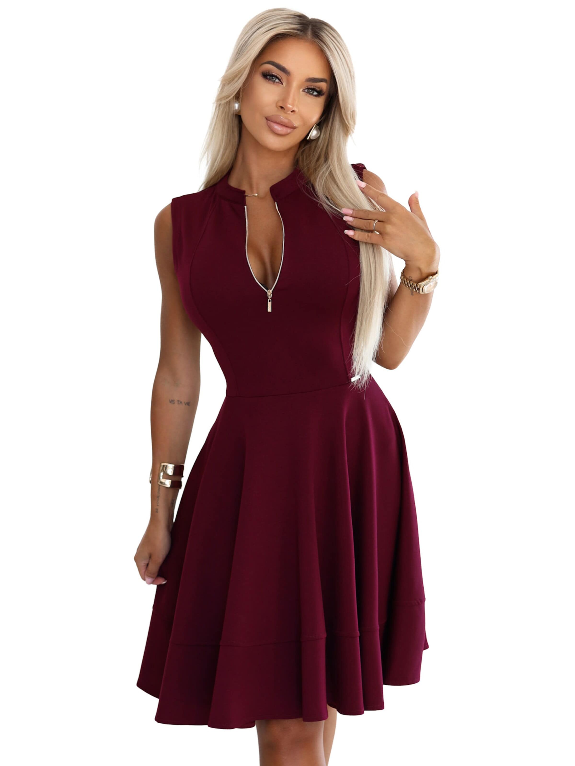 Numoco Summer Dress 'Blinky' in Red: front
