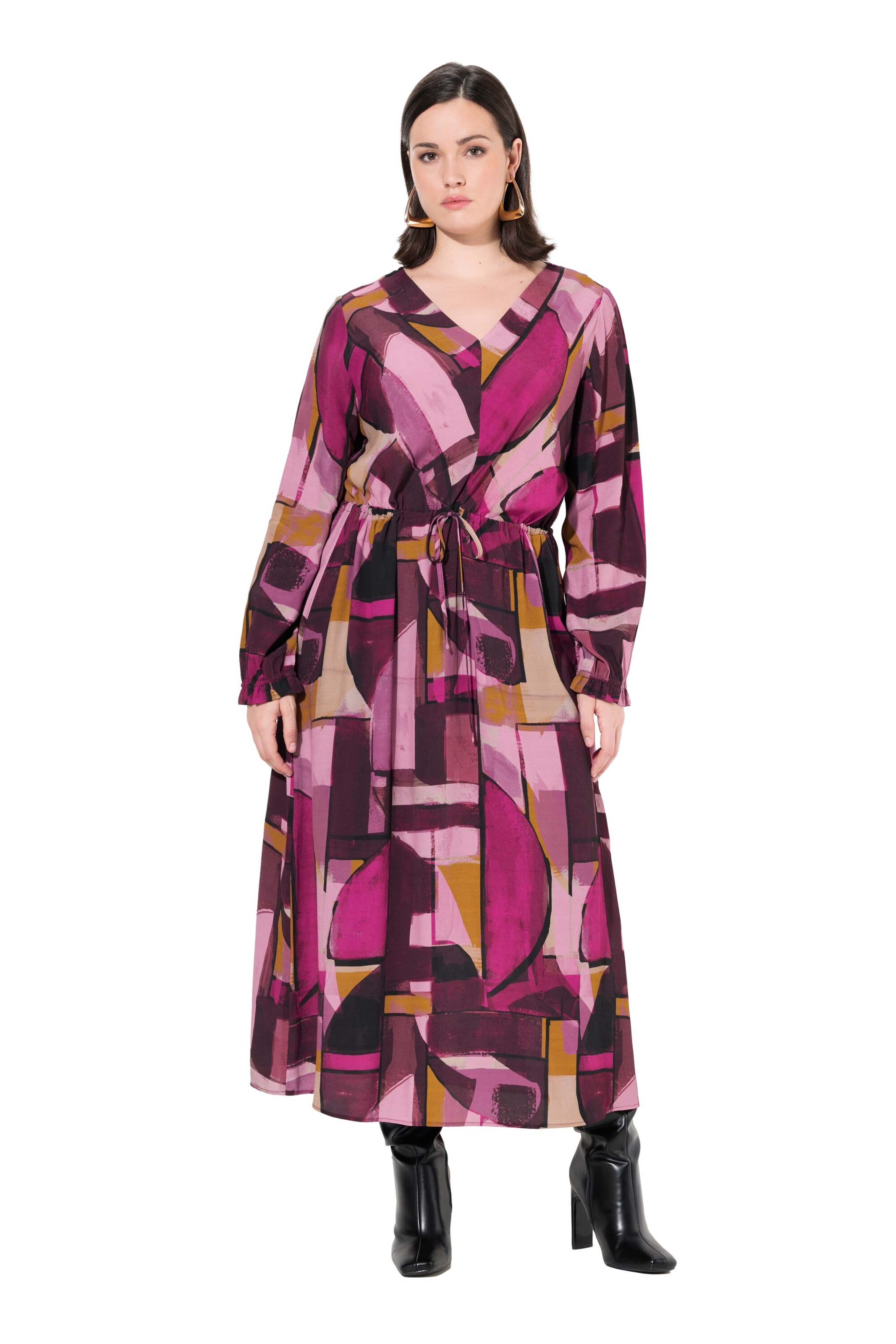 Ulla Popken Jurk in Lila: voorkant