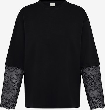 ICHI Shirt 'IHKAIWA LS' in Black: front
