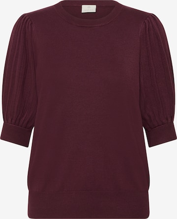 Kaffe Pullover 'Alone' i rød: forside