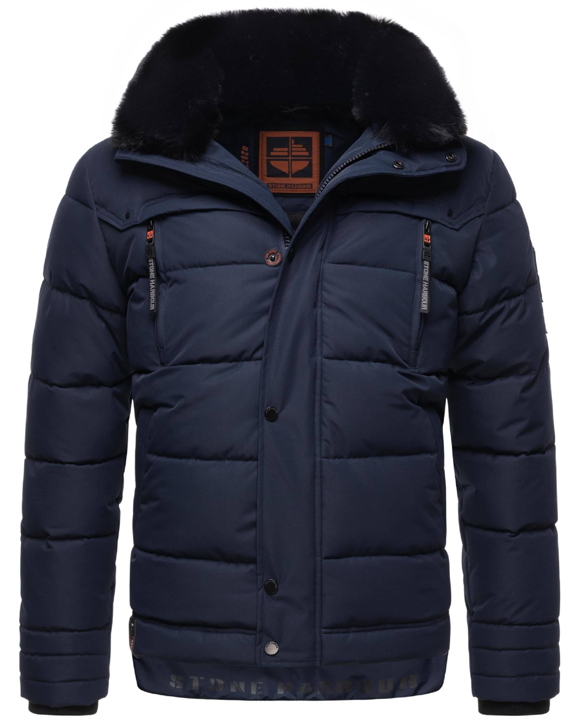 STONE HARBOUR Jacke 'Witaas' in Blau: Vorderseite