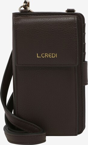 L.CREDI Crossbody Bag 'Jane' in Brown: front