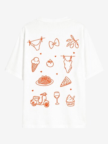SASSYCLASSY T-shirt i vit: framsida