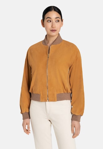 Werner Christ Between-Season Jacket in Orange: front