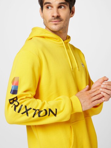 Brixton Sweatshirt 'ALTON' in Yellow