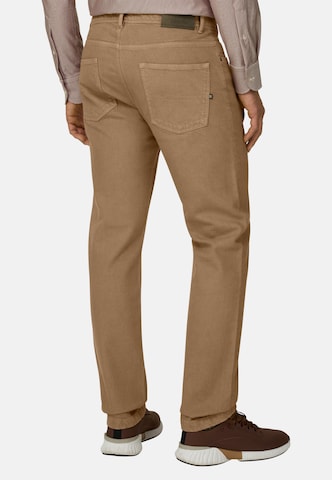 Coupe slim Jean Boggi Milano en beige