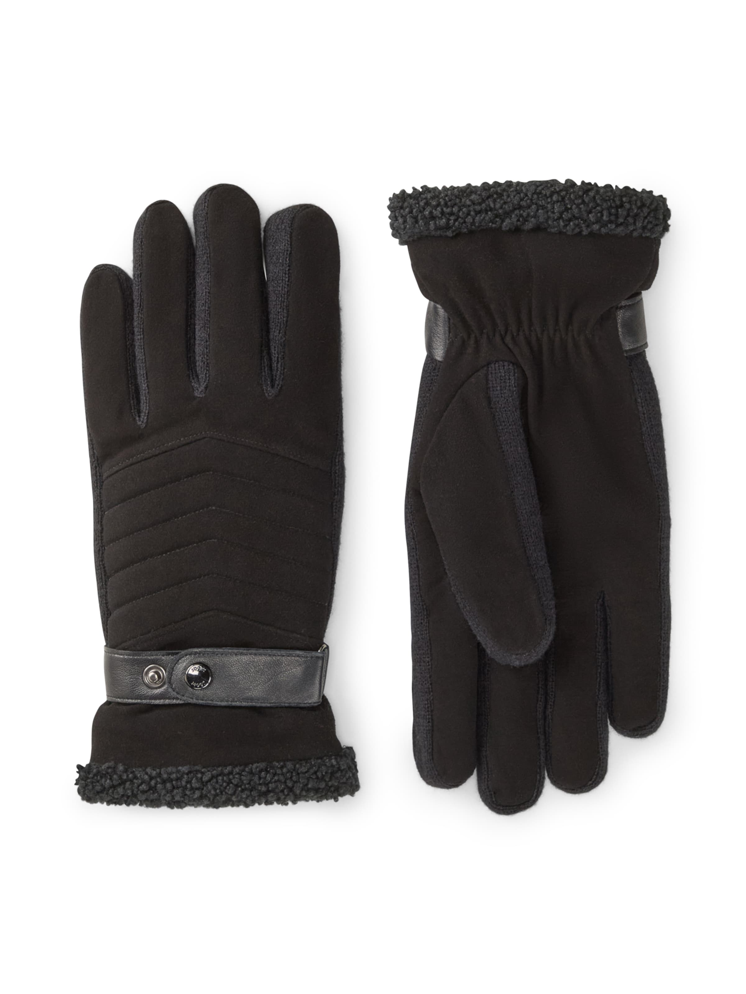 JOOP! Vingerhandschoenen in Zwart: voorkant