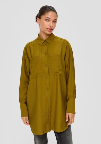 QS Blouse in Yellow: front