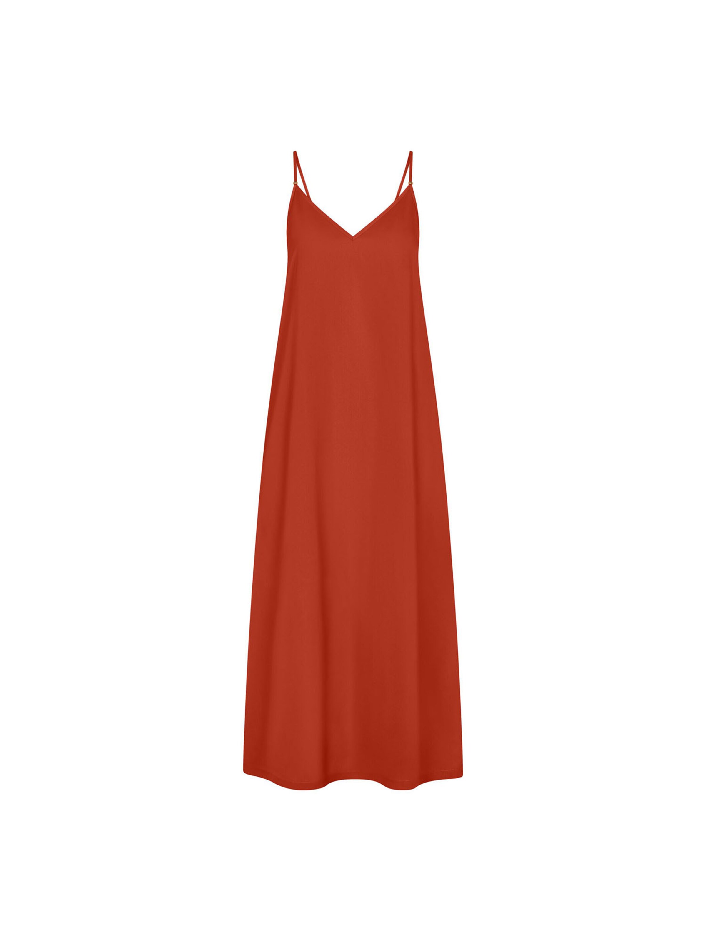 TRIUMPH Strandkleid ' Red Label Satin Summer ' in Orange: Vorderseite