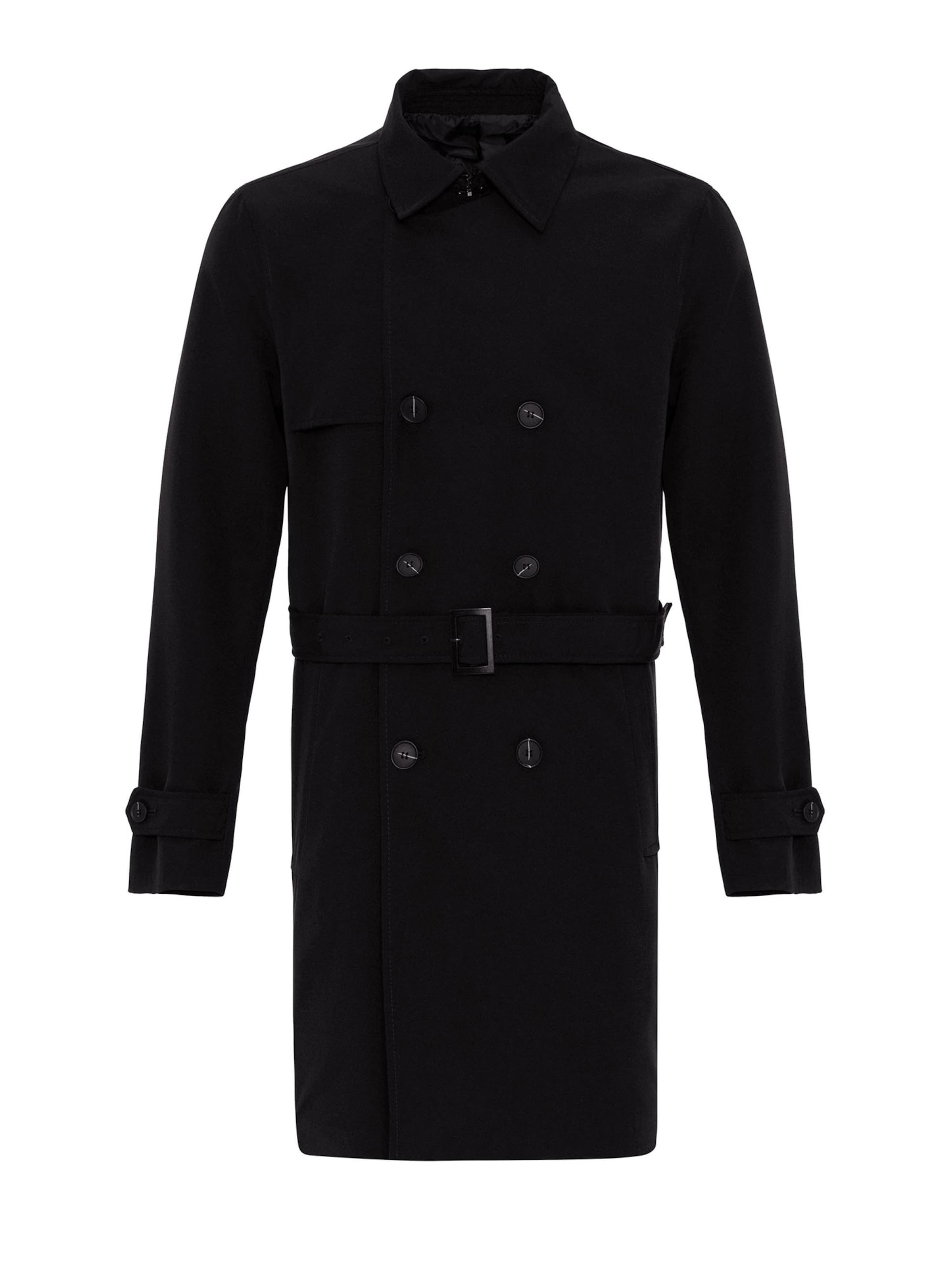 Antioch Övergångsrock i svart: framsida