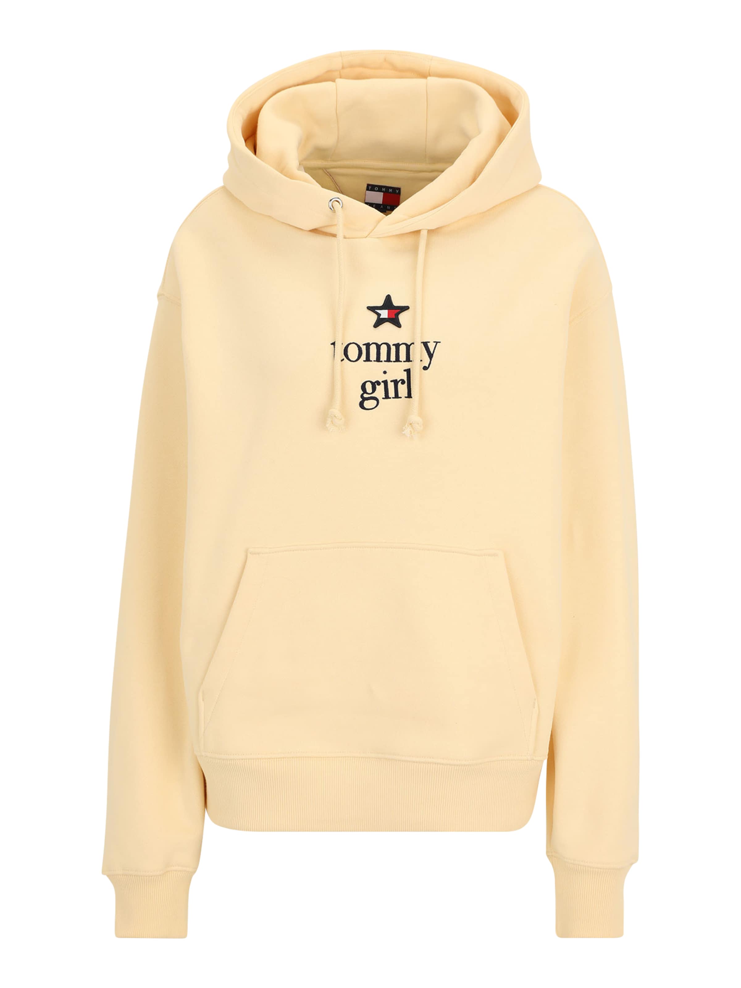 Bluză de molton Tommy Jeans pe nisipiu / negru, Vizualizare produs