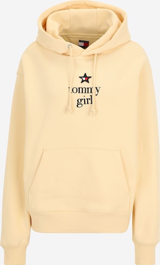 Tommy Jeans Sportisks džemperis, krāsa - smilškrāsas / melns, Preces skats