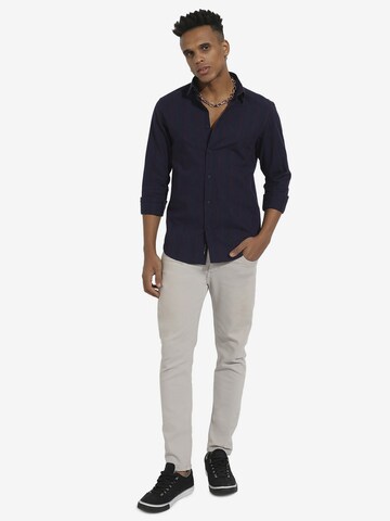 Campus Sutra - Ajuste regular Camisa 'Micah ' en azul