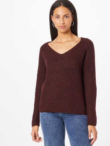 Pull-over 'Ellen' PIECES en rouge : devant