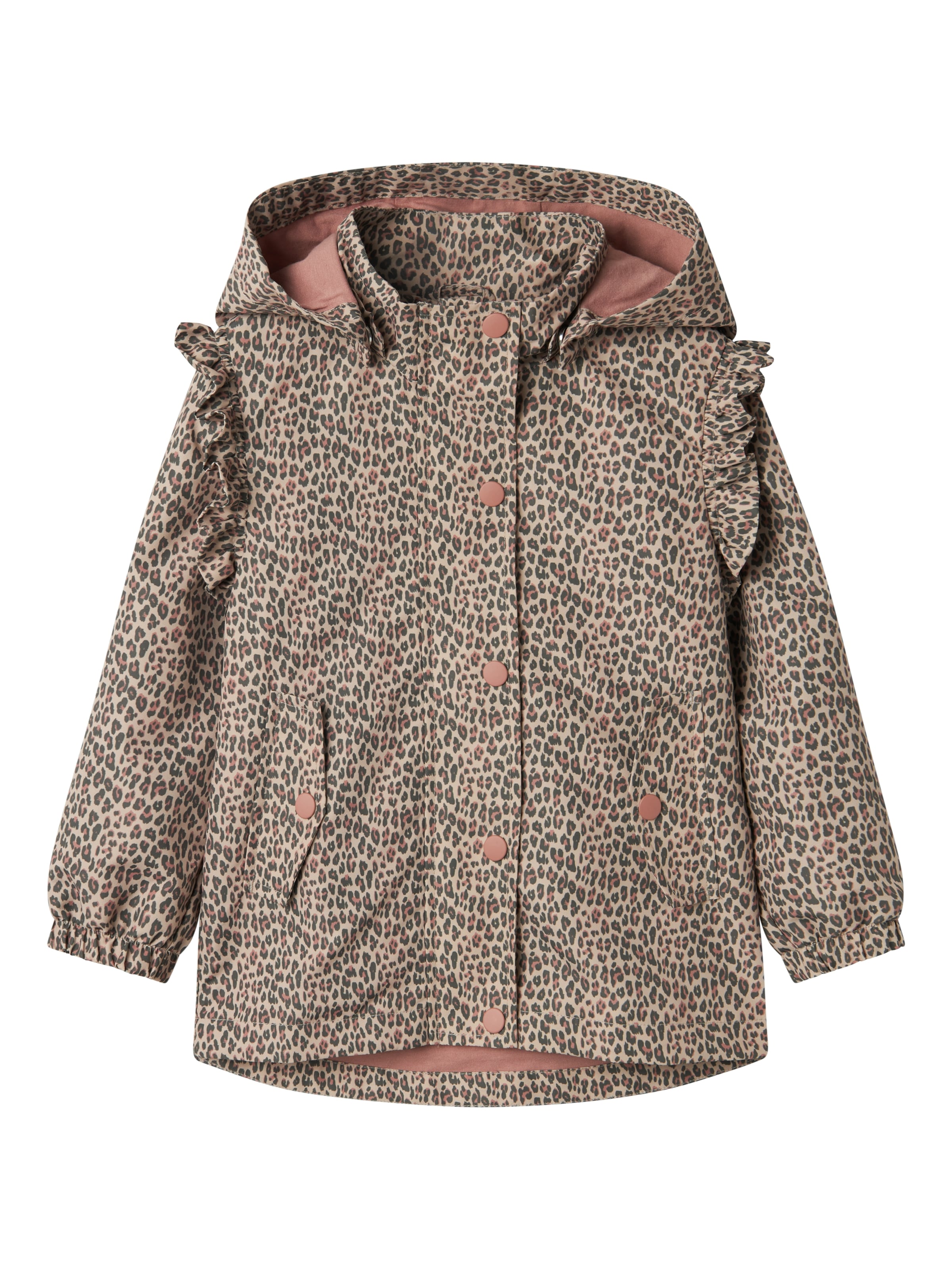 NAME IT Overgangsjakke 'NMFMania' i brun: forside