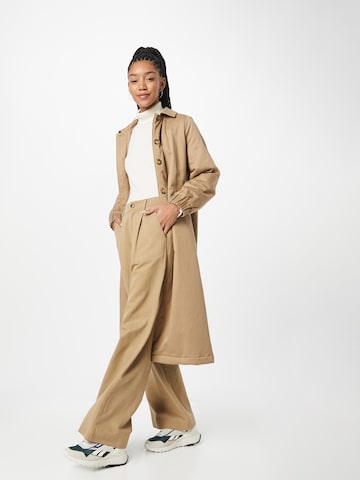 Esmé Studios Loose fit Pleated Pants 'Tamara' in Brown