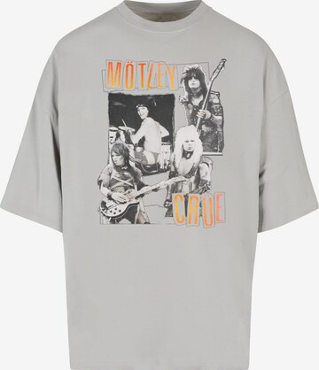 Merchcode Shirt 'Motley Crue - Vintage Punk Collage' in Grijs: voorkant