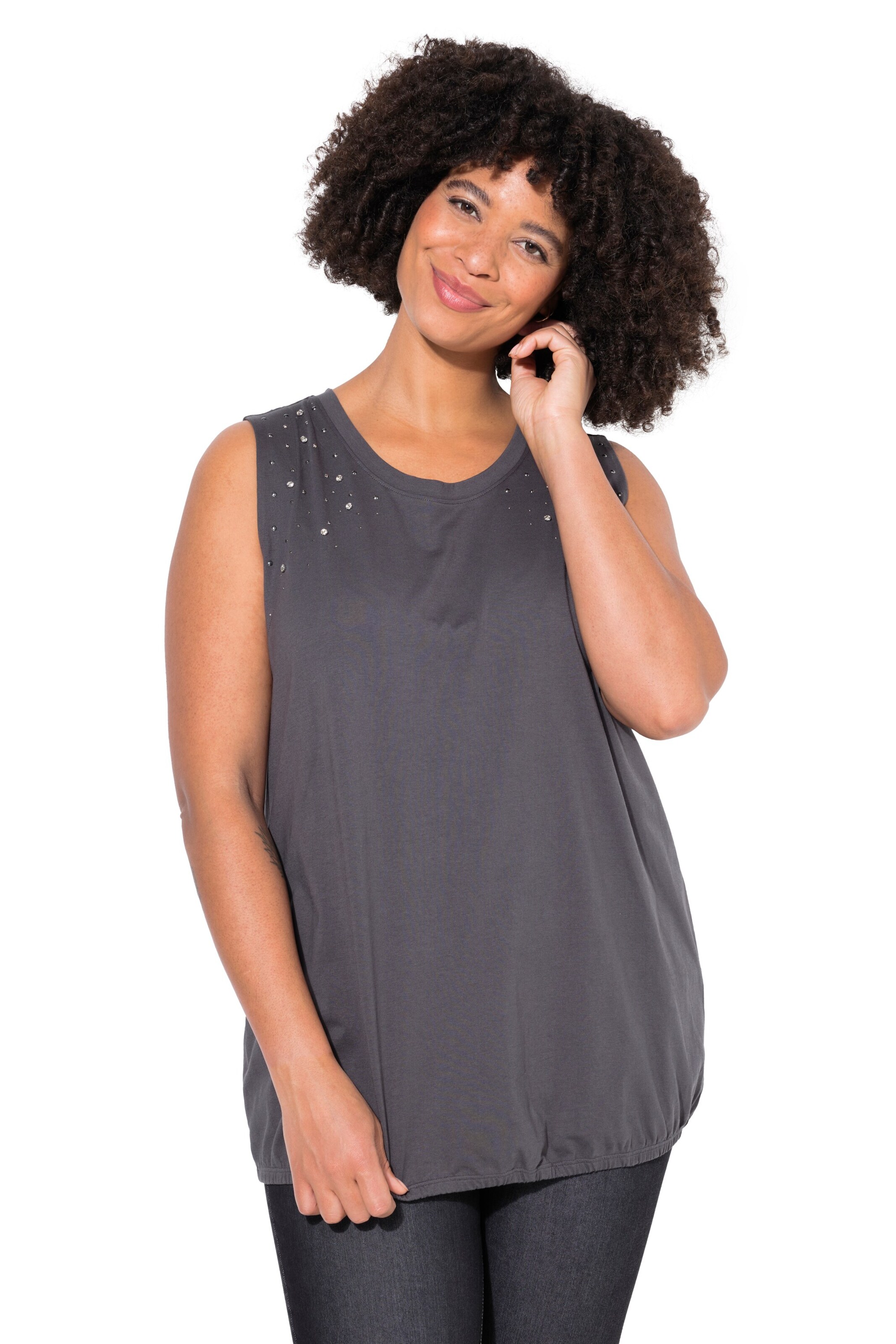 Angel of Style Top in Grijs: voorkant