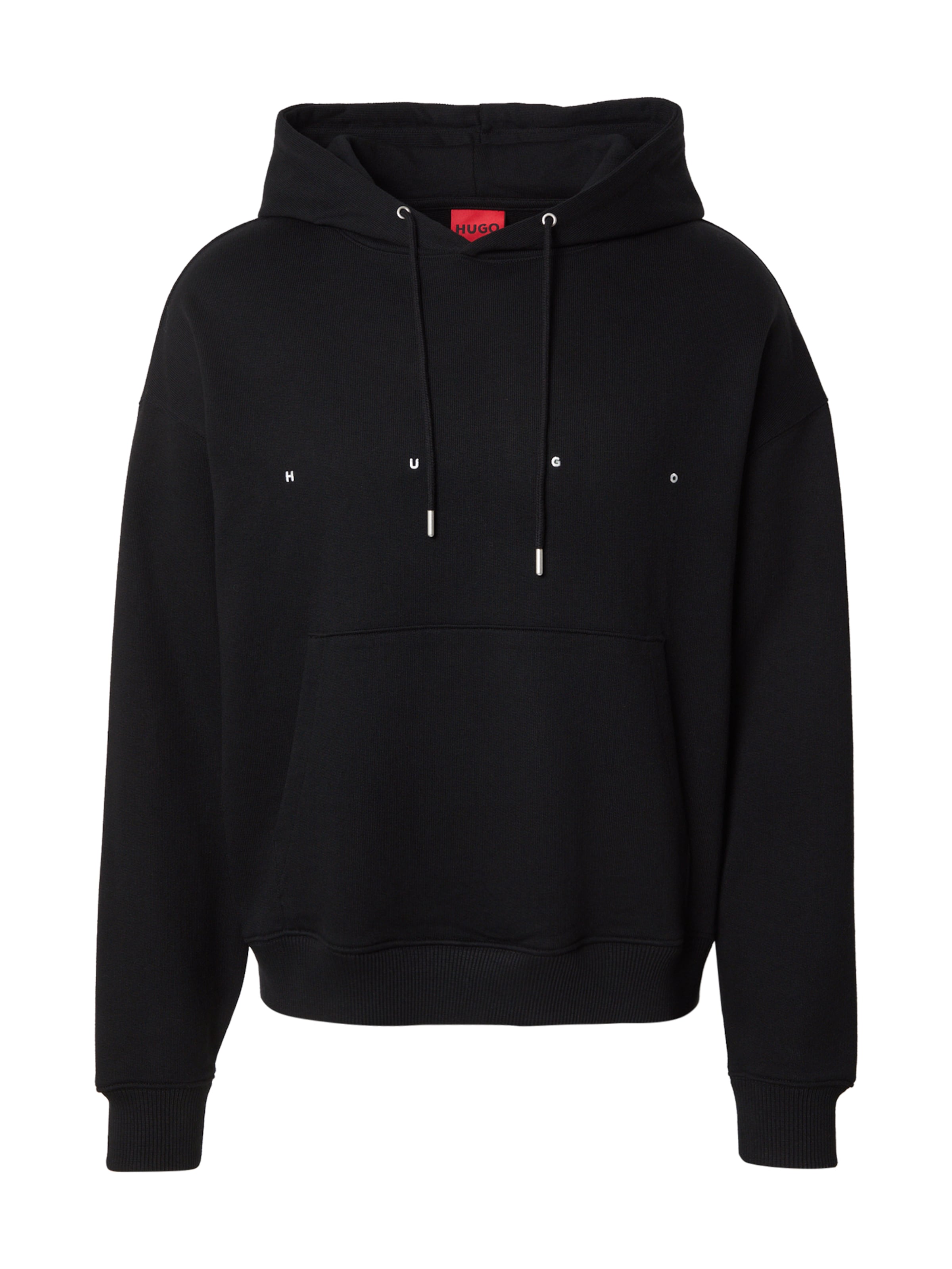 HUGO Sweatshirt 'Doland' in Black: front