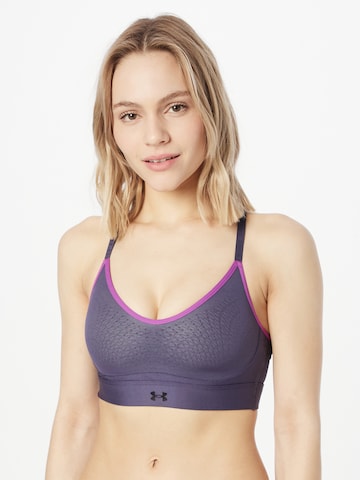 UNDER ARMOUR Low support Sport bh 'Infinity ' in Lila: voorkant
