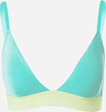 Calvin Klein Underwear BH in Groen: voorkant