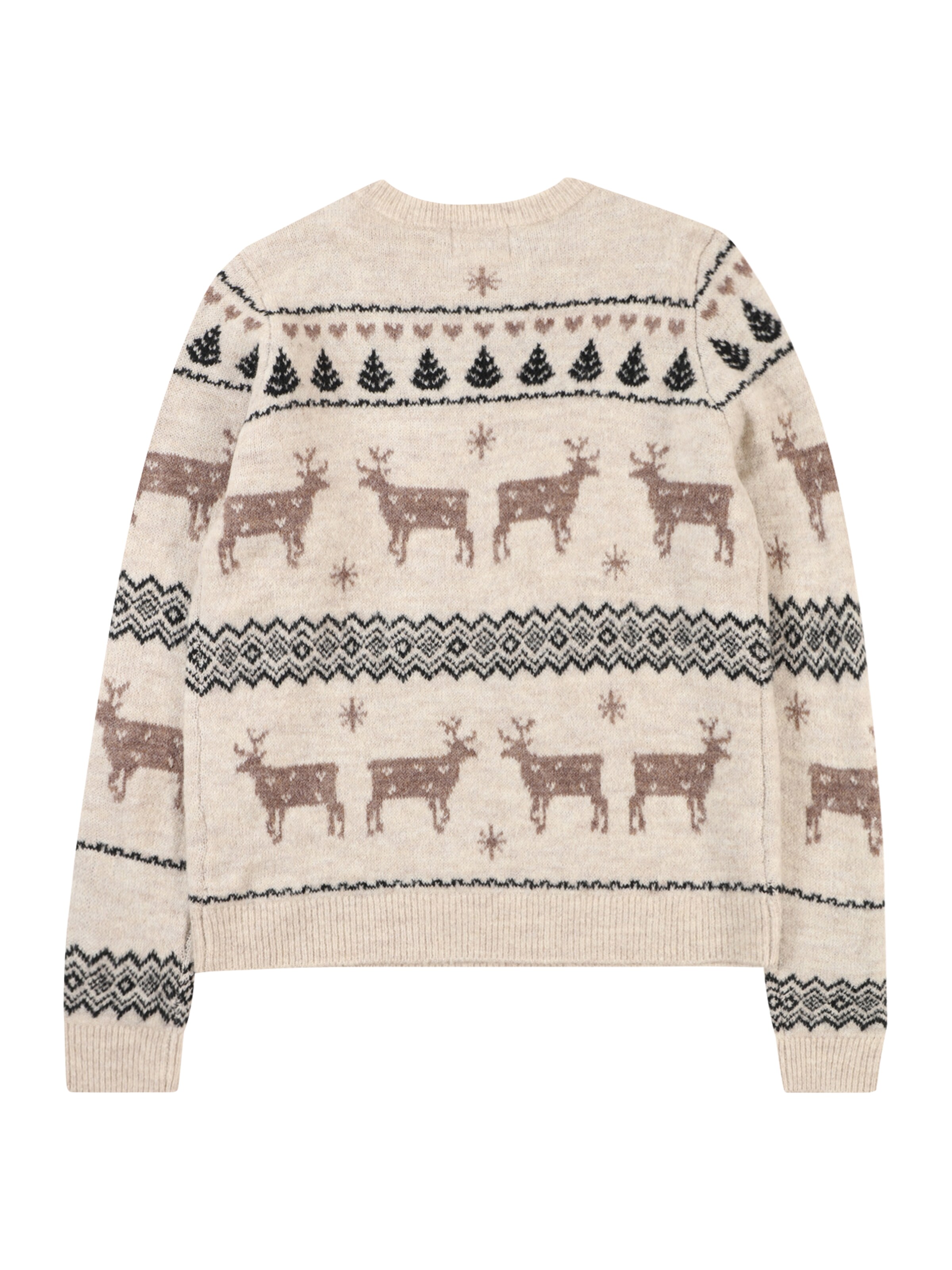 Vero Moda Girl Pullover 'VMDEERS' in Beige